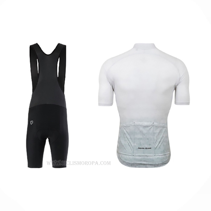 2021 Ropa Ciclismo Pearl Izumi Blanco Gris Mangas Corta y Culotte Corto